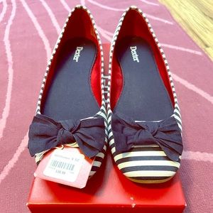 Striped Ballet Flats